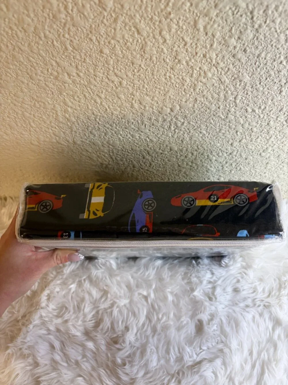 Wendy Bellissimo Kids Race Car Twin 3 Piece Sheet Set Cars Fast Bedding NWT